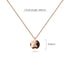 Solid 925 Sterling Silver Initial Alphabet Personalised Disc Necklace